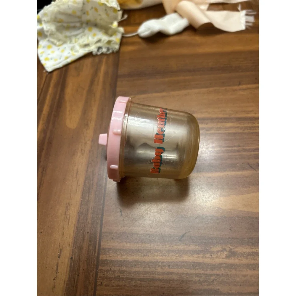 Vintage 1987 Baby Heather Sippy Cup‎ Pink